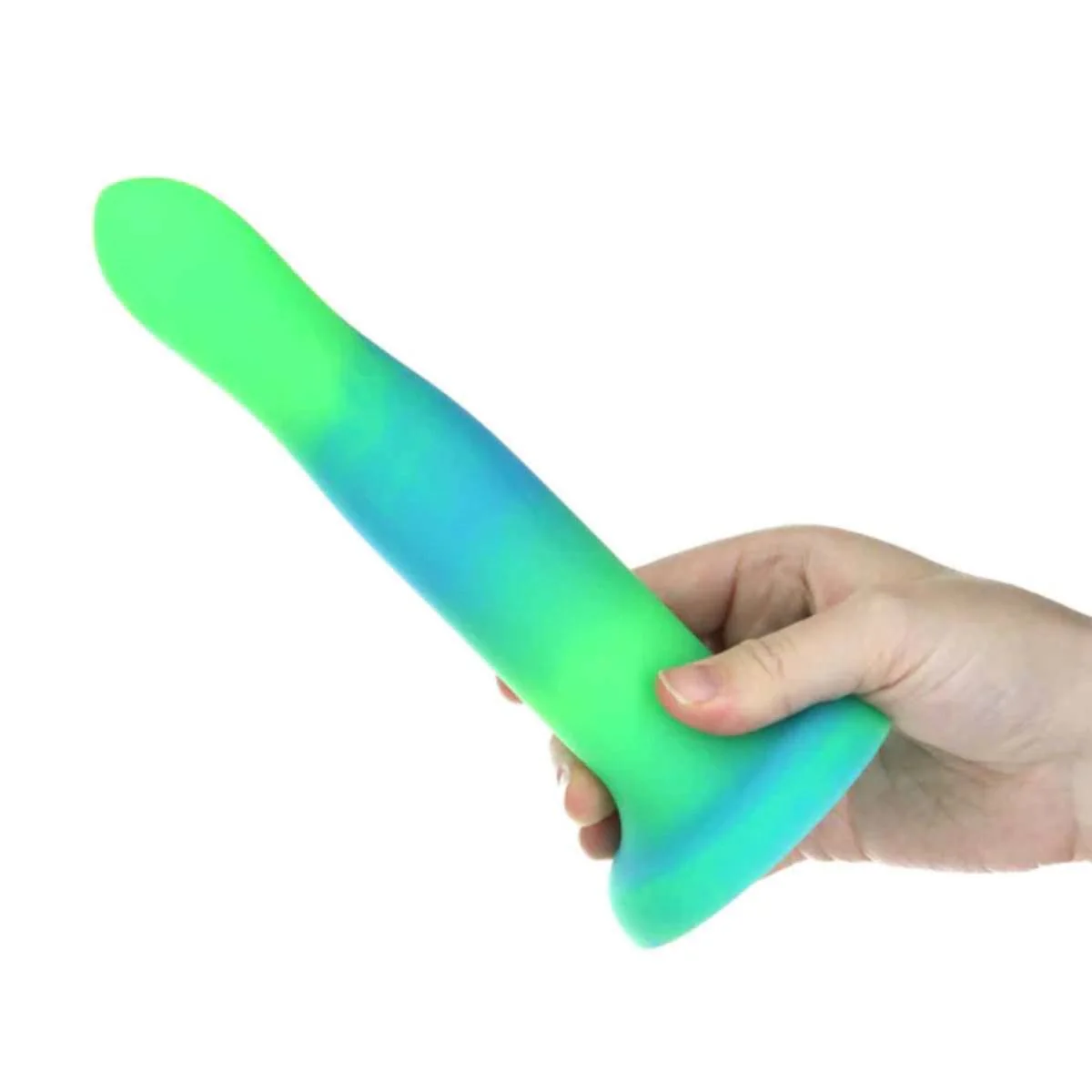 Addiction Rave Dong Blue/Green 8 Inch - Image 3