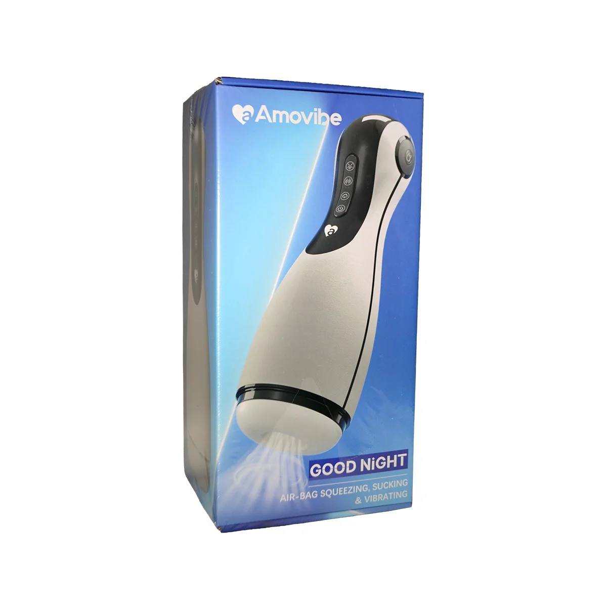 Amovibe Good Night Suction Male Masturbator White - Image 2