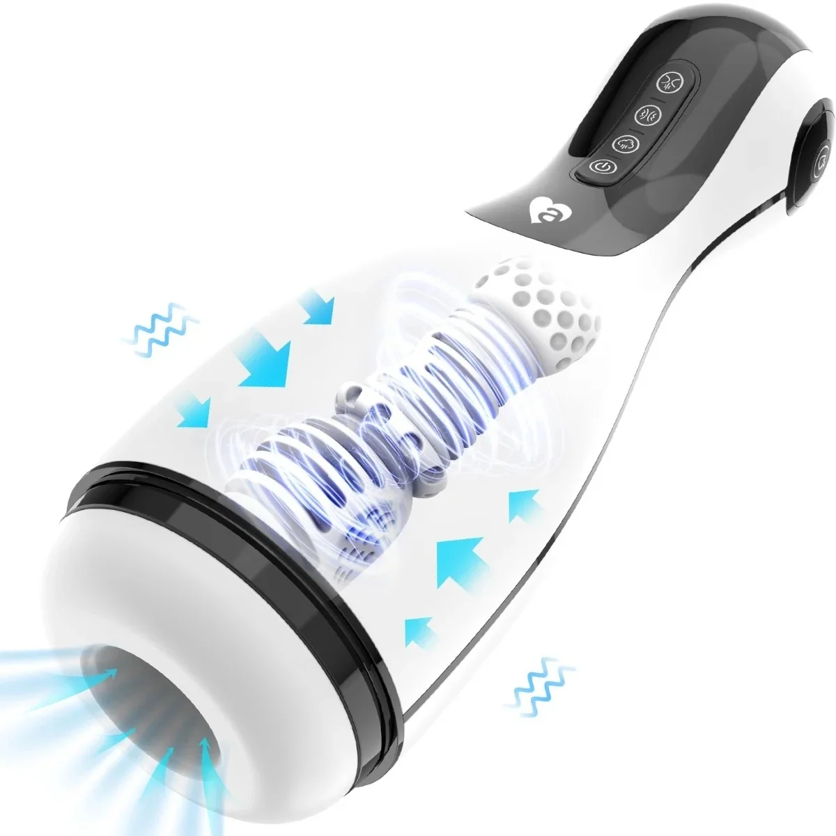 Amovibe Good Night Suction Male Masturbator White - Image 4