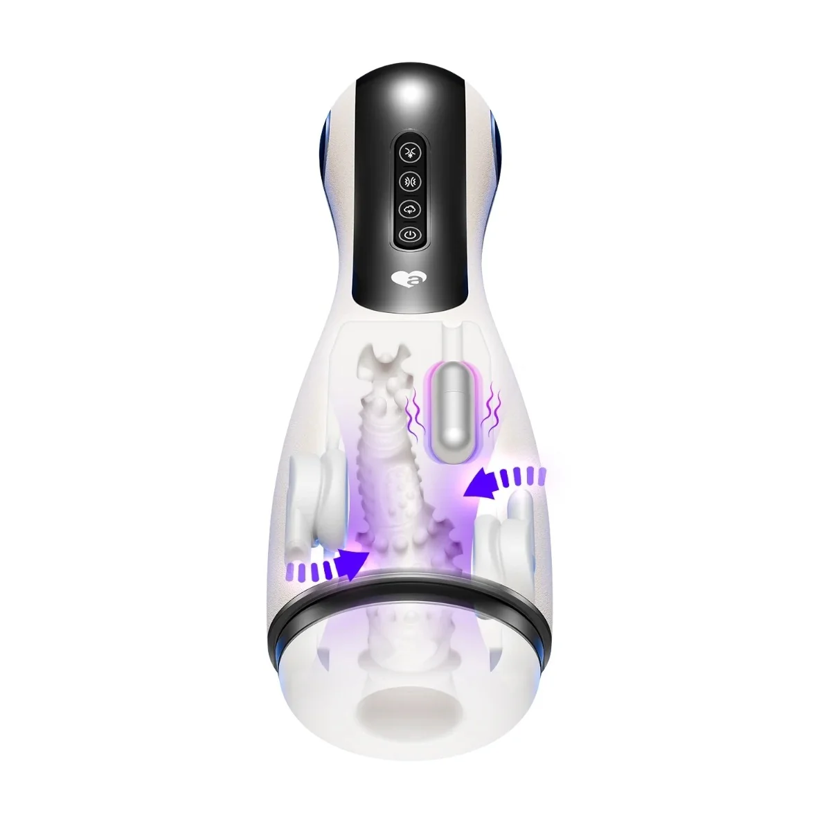 Amovibe Good Night Suction Male Masturbator White - Image 6