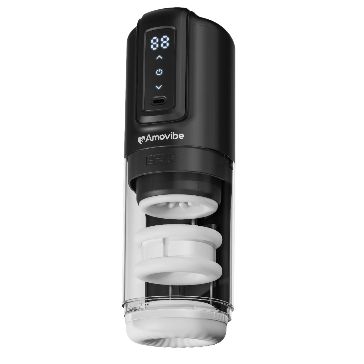 Amovibe Porsha Automatic Male Masturbator Black - Image 4