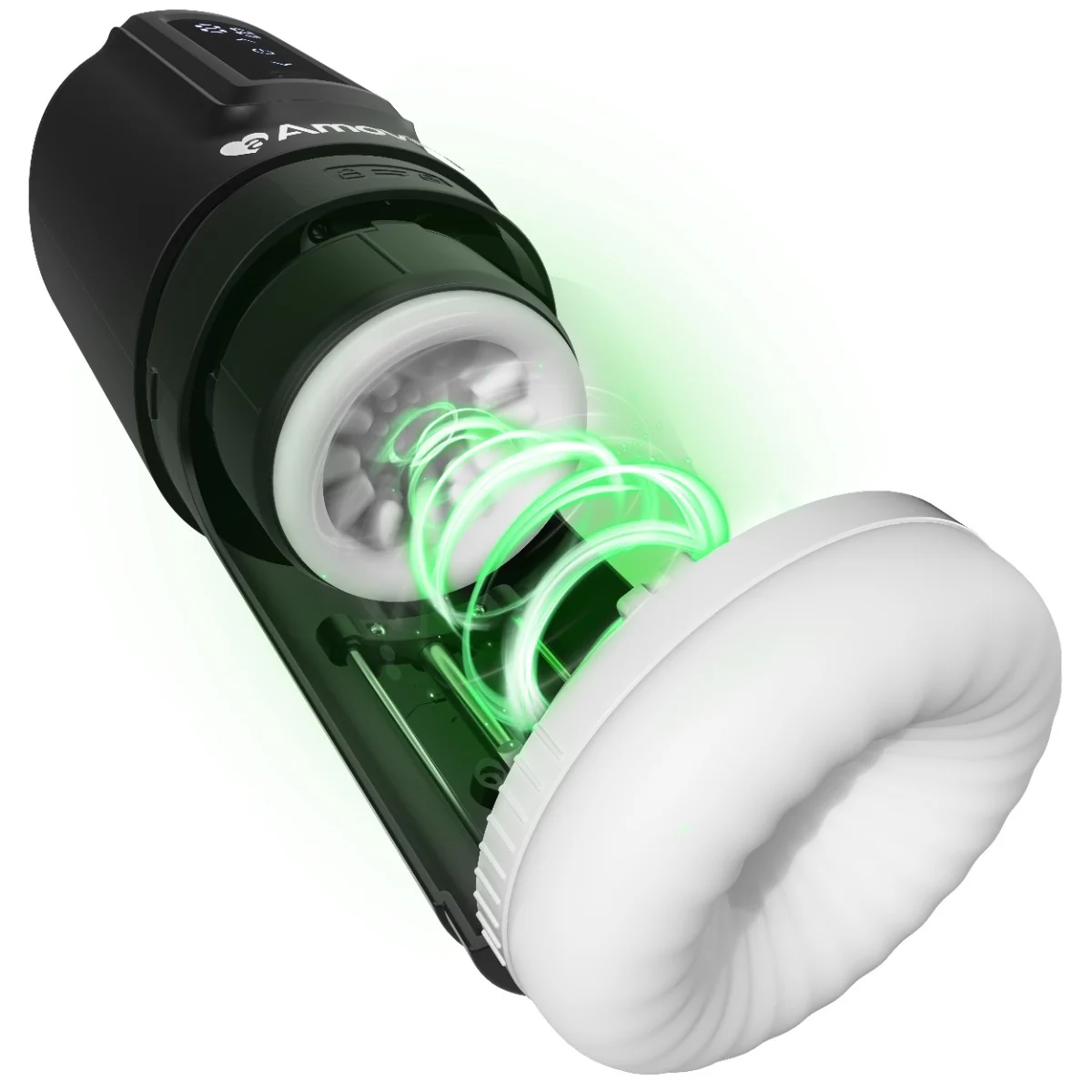 Amovibe Porsha Automatic Male Masturbator Black - Image 6