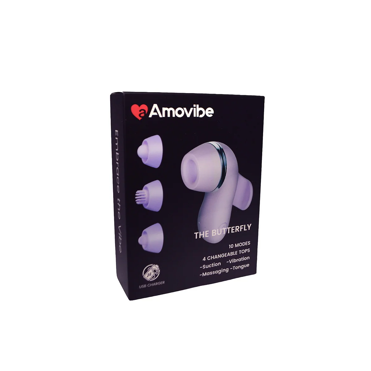 Amovibe The Butterfly Finger Clitoral Vibrator Lilac - Image 2