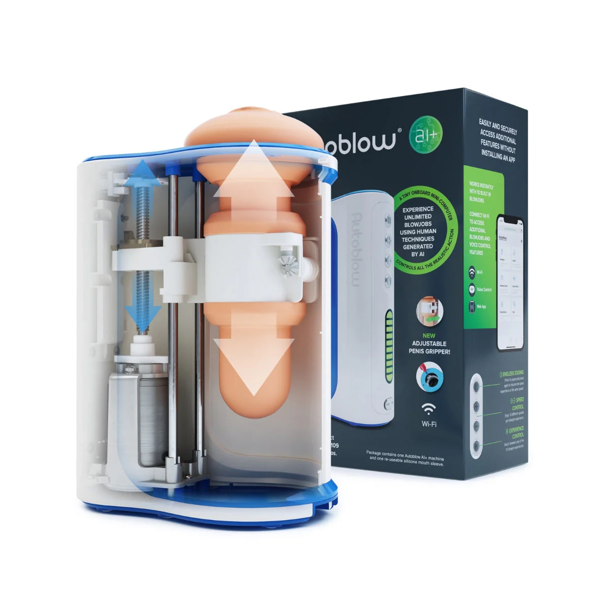 Autoblow AI Plus Adjustable Blow Job Masturbator Machine - Image 3