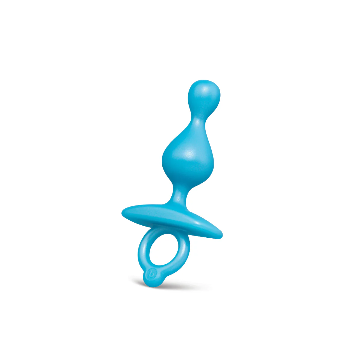 b-Vibe Butties Pop Silicone Anal Beads Blue - Image 3