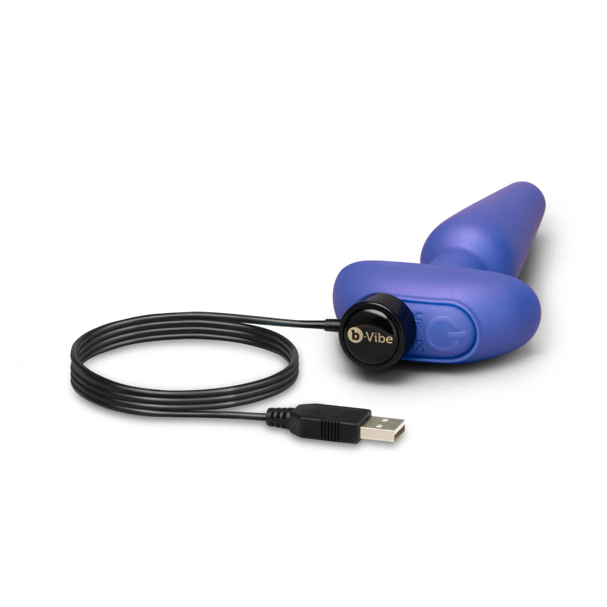 b-Vibe Butties Shake Slimline Vibrating Silicone Butt Plug Purple - Image 6