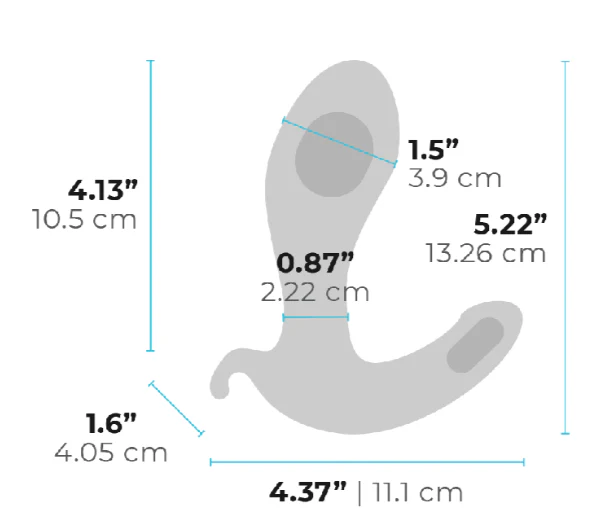 b-Vibe Expand Plug Prostate Massager Vibrator Black - Image 6