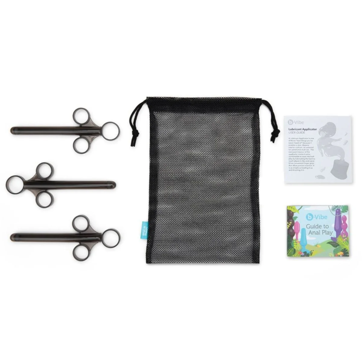 b-Vibe Lubricant Applicator Set 3 Pack Black - Image 4