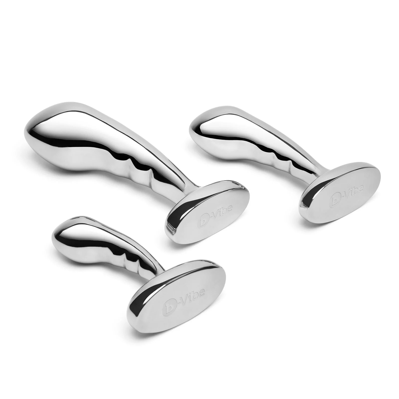 b-Vibe Stainless Steel P-Spot Training Set - Image 3