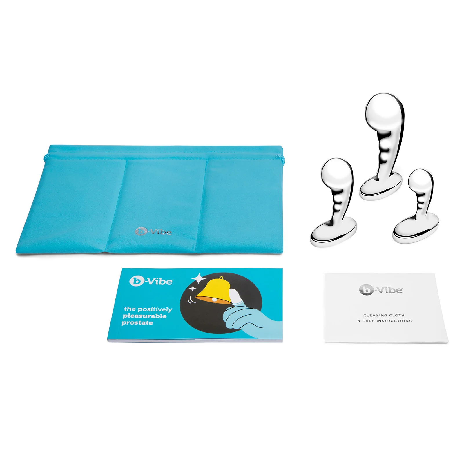 b-Vibe Stainless Steel P-Spot Training Set - Image 7