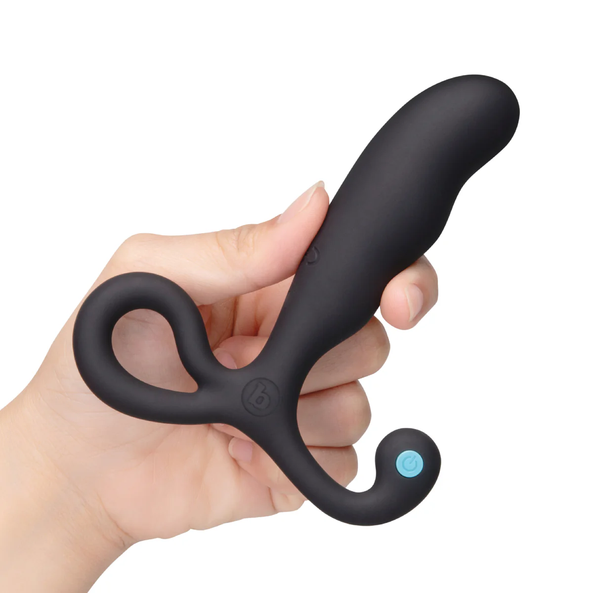 b-Vibe P-Spot Vibing Hands-Free Rechargeable Vibrating Prostate Massager Black - Image 4