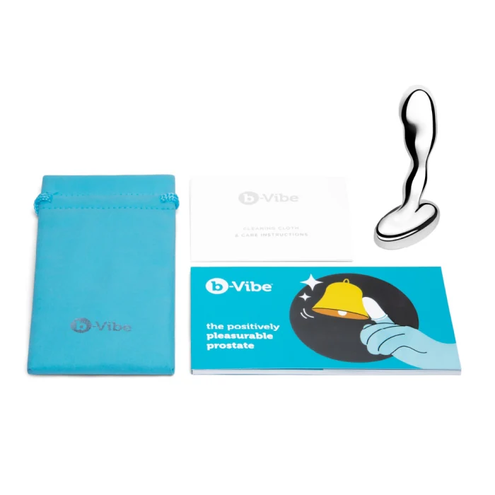 b-Vibe Stainless Steel Prostate Plug - Image 4