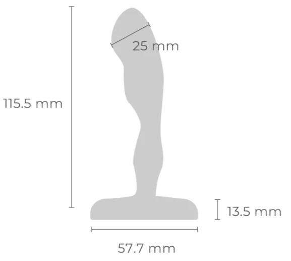 b-Vibe Stainless Steel Prostate Plug - Image 5