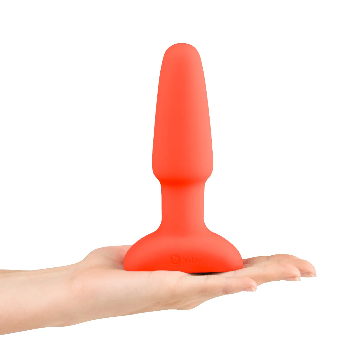 b-Vibe Rimming 2 Remote Control Vibrating Butt Plug Orange - Image 5