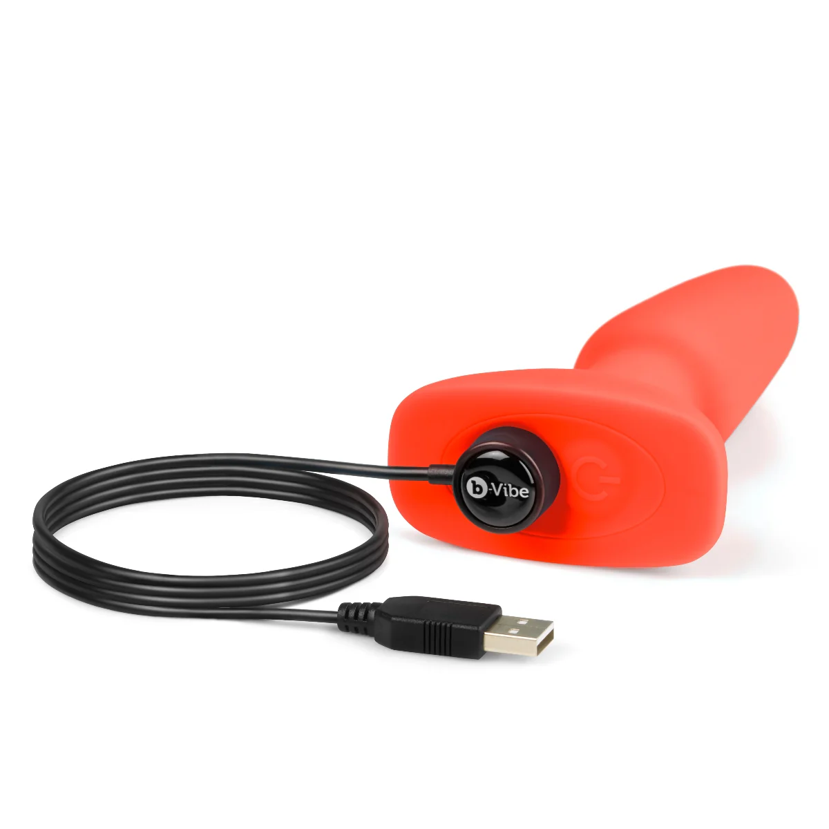 b-Vibe Rimming 2 Remote Control Vibrating Butt Plug Orange - Image 7
