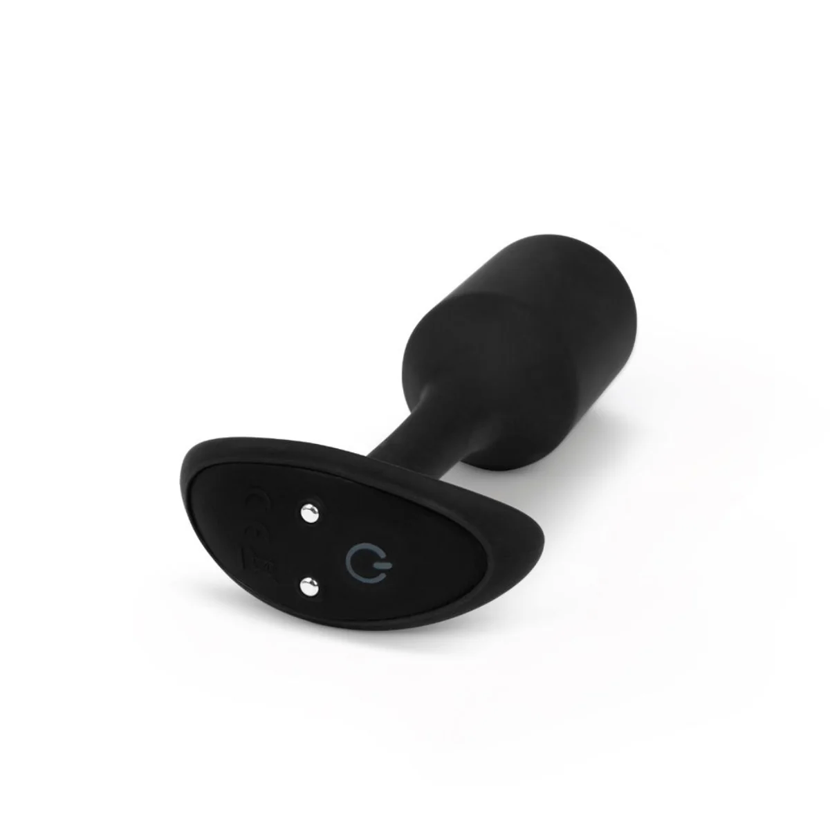 b-Vibe Snug Plug Weighted & Vibrating Butt Plug Black Medium - Image 4