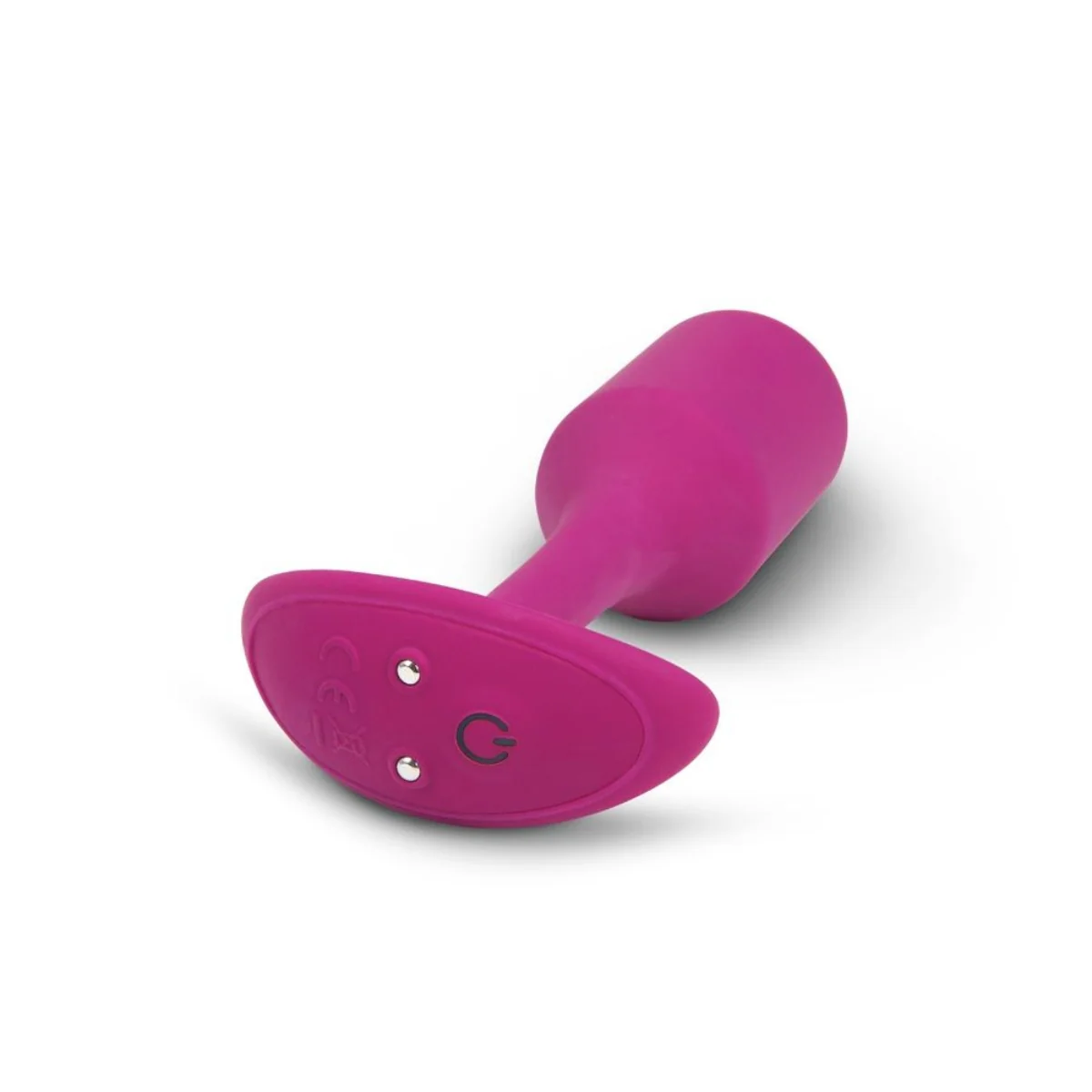 b-Vibe Snug Plug Weighted & Vibrating Butt Plug Rose Medium - Image 4