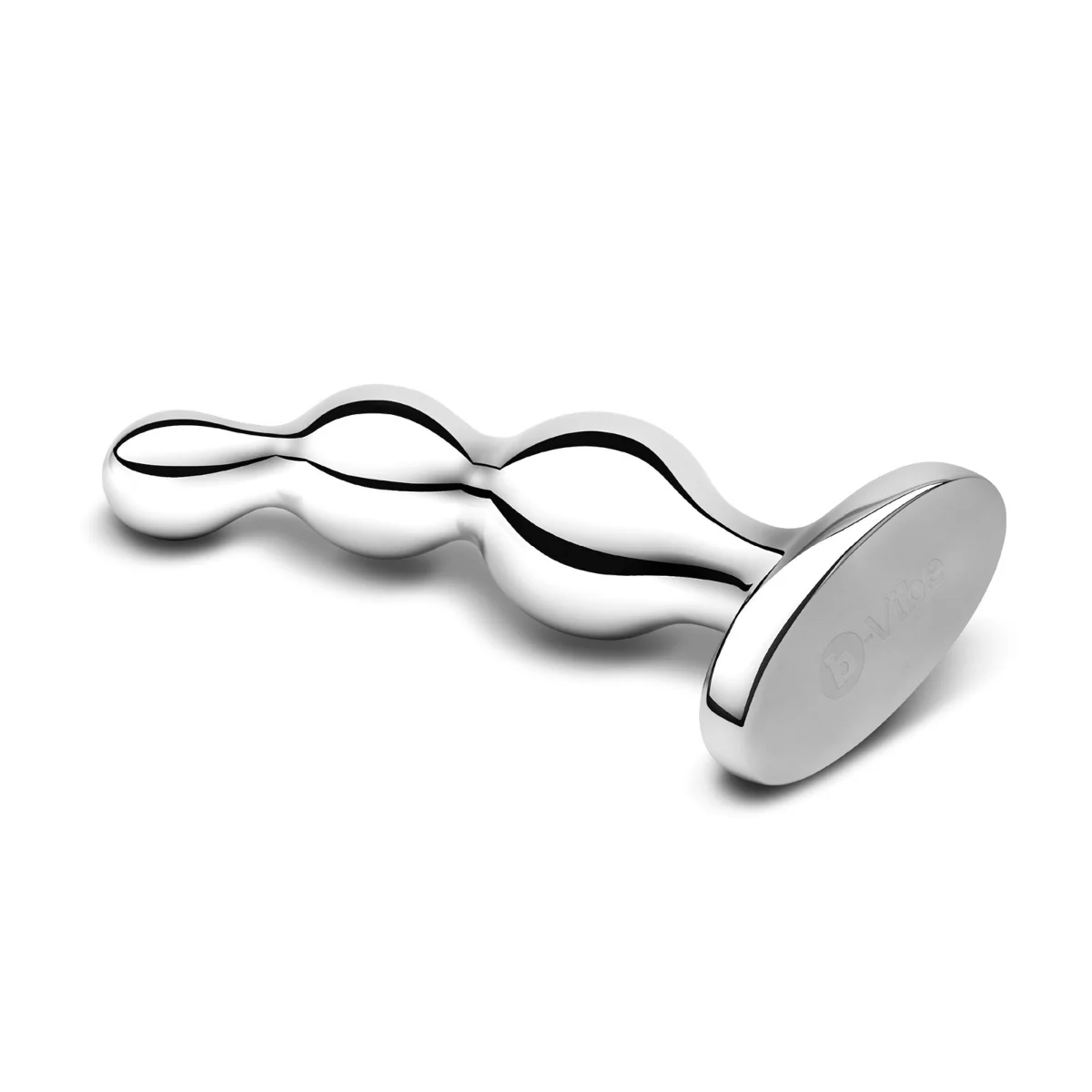 b-Vibe Stainless Steel Anal Beads Silver - Image 3