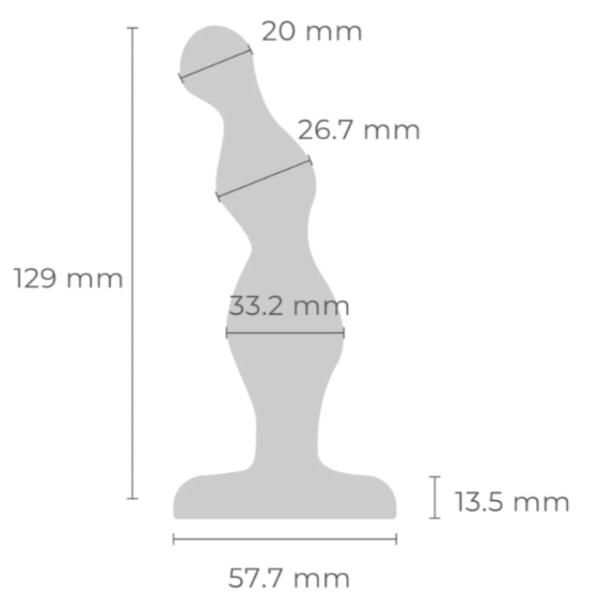 b-Vibe Stainless Steel Anal Beads Silver - Image 6