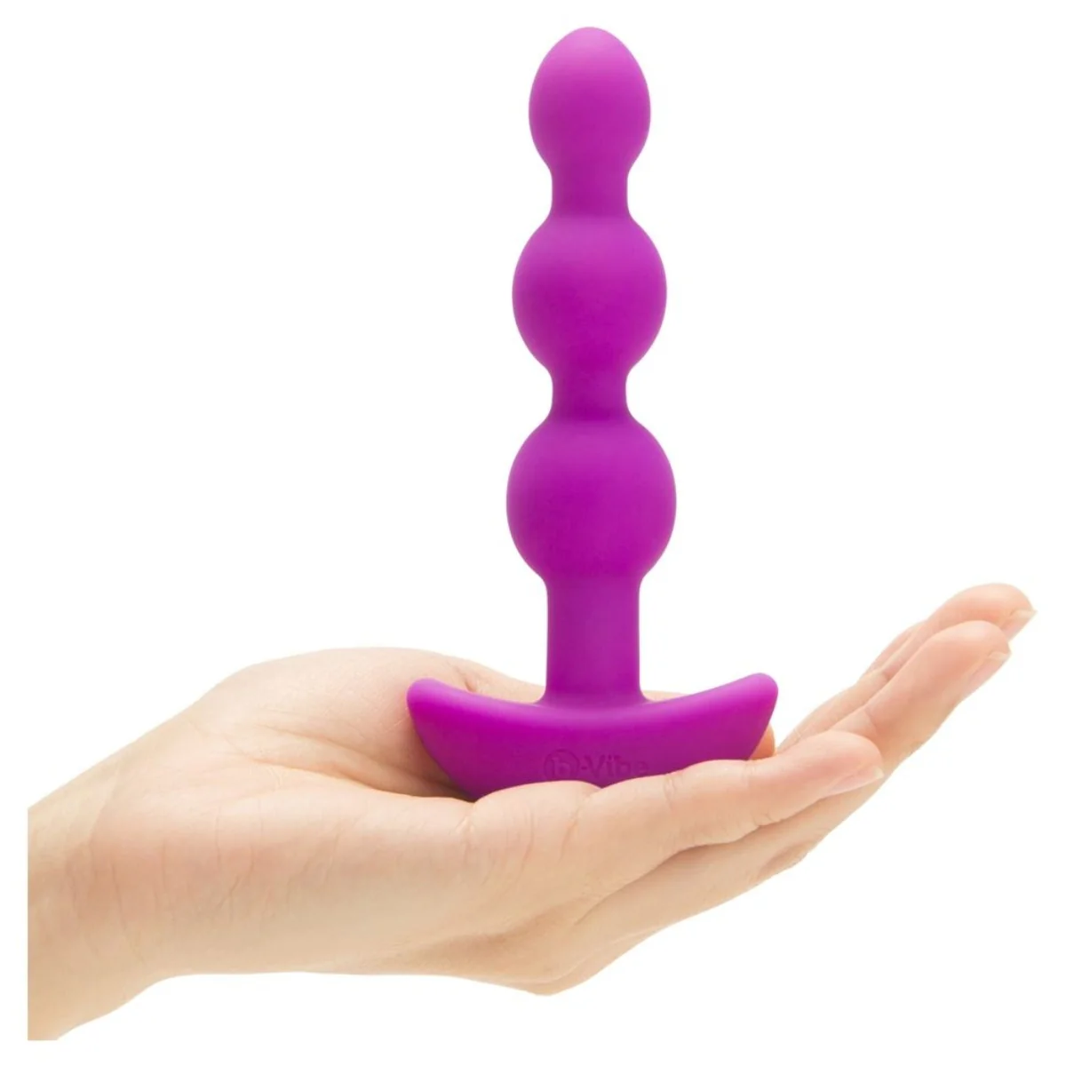 b-Vibe Triplet Remote Control Anal Beads Fucshia - Image 4