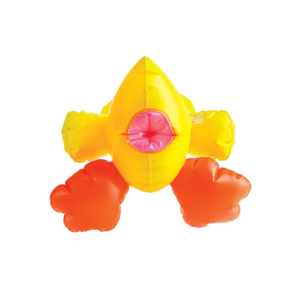 Bachelorette Party Favours F*ck A Duck Inflatable Bath Toy Yellow Orange - Image 4