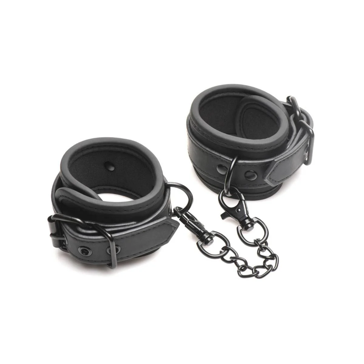 BANG! Bondage Kit With XL Bullet Cuffs Tickler & Blindfold Black - Image 3