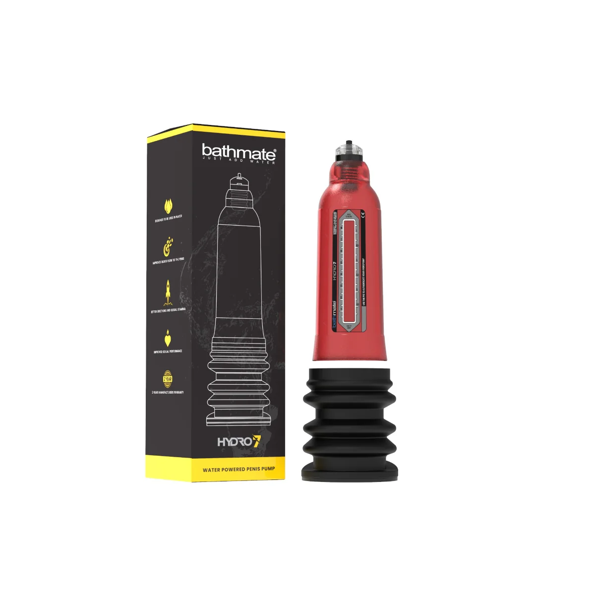 Bathmate Hydro 7 Penis Pump Red - Image 2