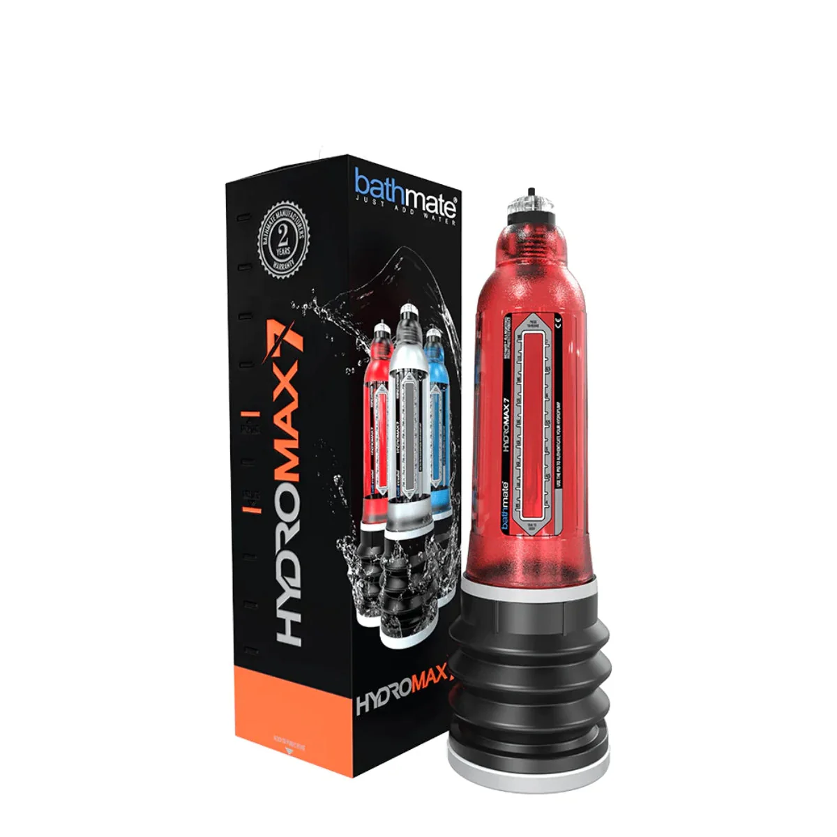 Bathmate Hydromax 7 Penis Pump Red - Image 2