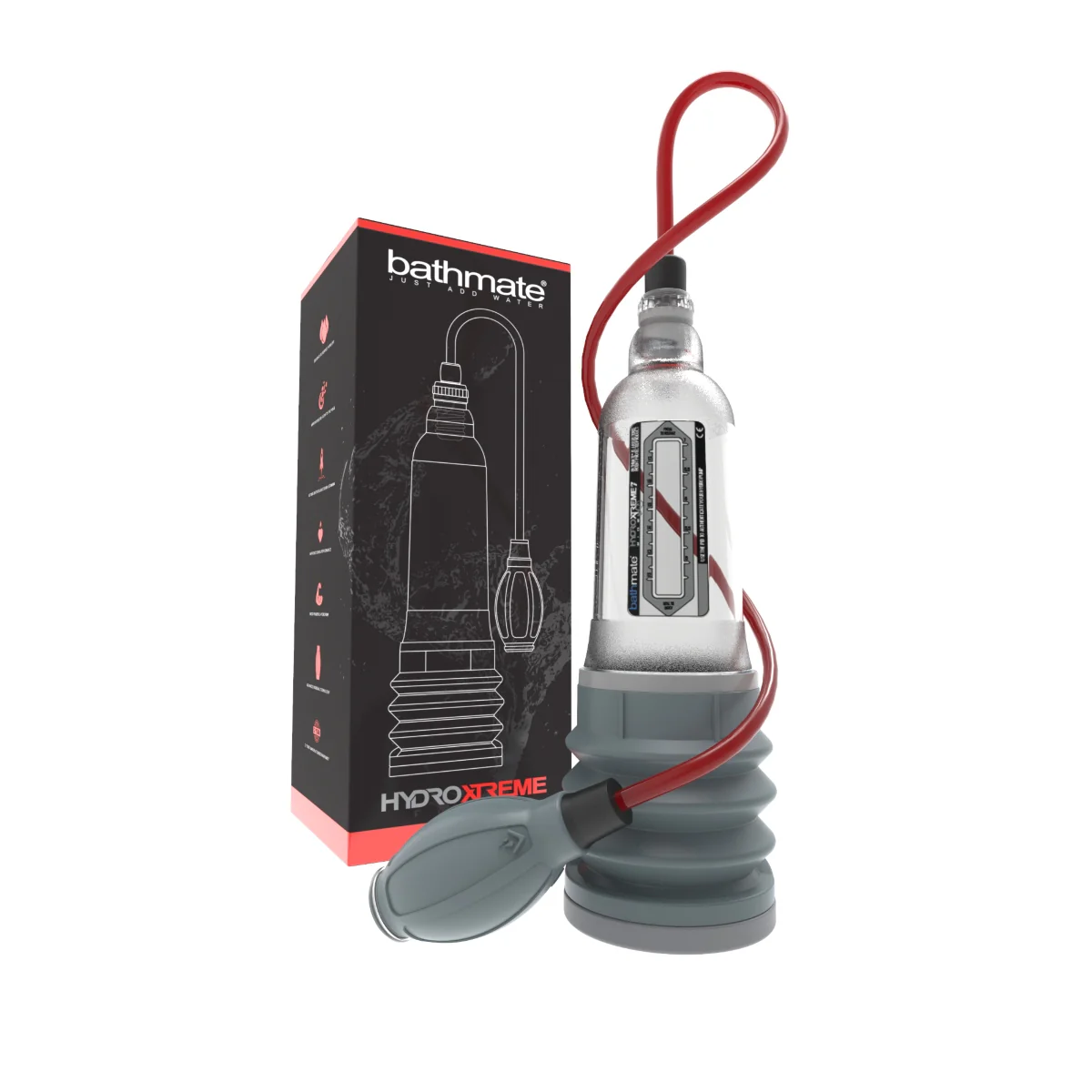 Bathmate HydroXtreme 7 Wide Boy Penis Pump Clear - Image 2