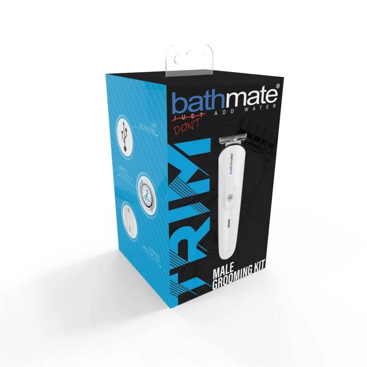 Bathmate Trim Male Grooming Kit Shaver White - Image 2