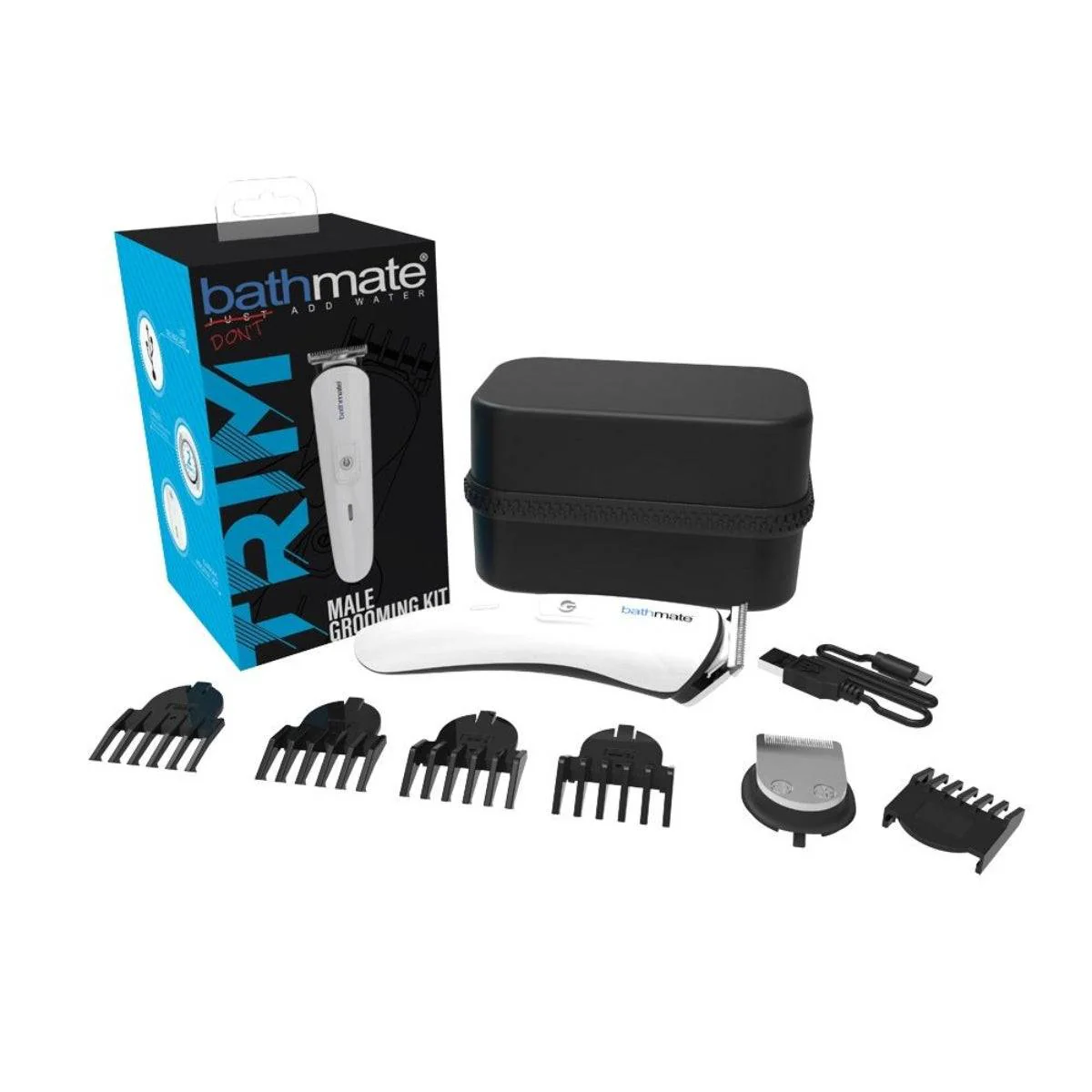 Bathmate Trim Male Grooming Kit Shaver White - Image 5