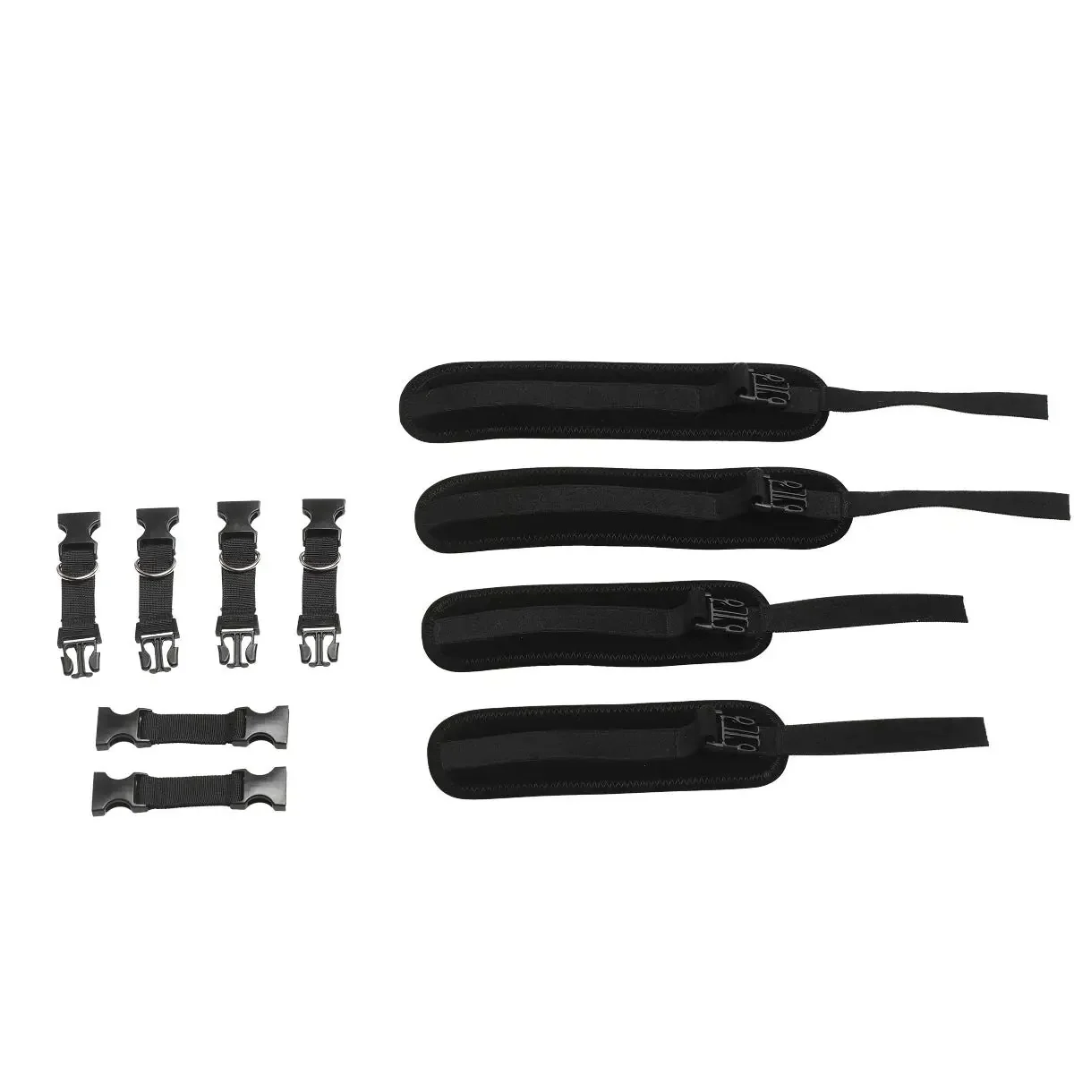 Bedroom Bliss Bondage Cushion Set Black - Image 4