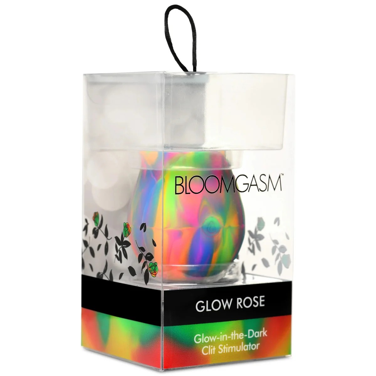 Bloomgasm Glow Rose Glow In The Dark Rose Clitoral Stimulator Rainbow - Image 2