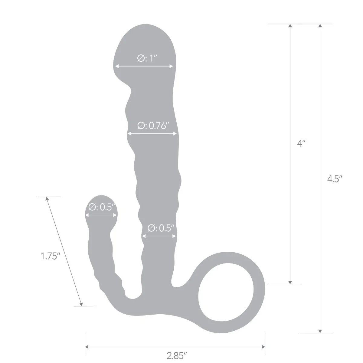 Blue Line Beginners Prostate Massager Blue 4.5 Inch - Image 4
