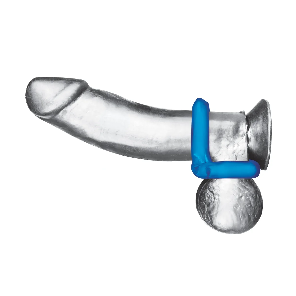 Blue Line Duo Cock And Ball Stamina Enhancement Cock Ring Set 2 Pack Blue - Image 3