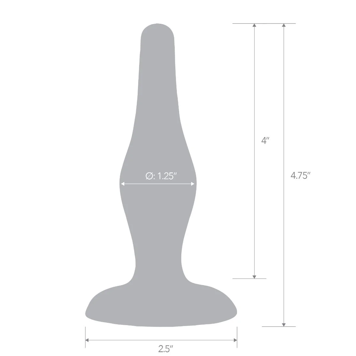 Blue Line Easy Insertion Anal Plug Blue 4.75 Inch - Image 4
