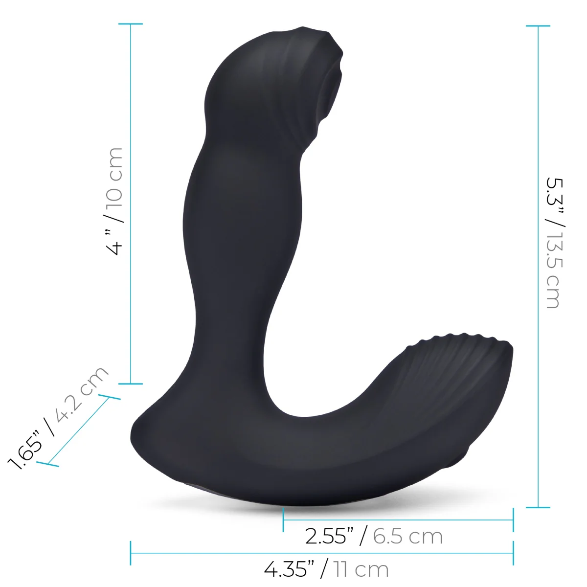 Blue Line Thumper Flicking Remote Controlled Prostate Stimulator Black - Image 7