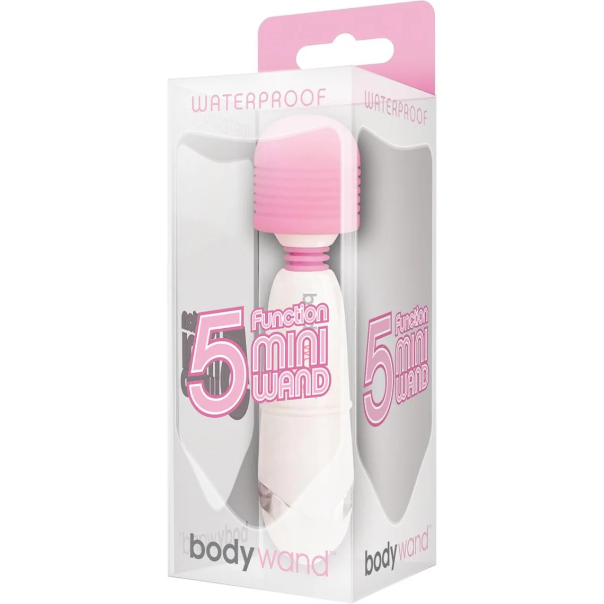 Bodywand 5 Function Mini Wand Massager Pink - Image 2