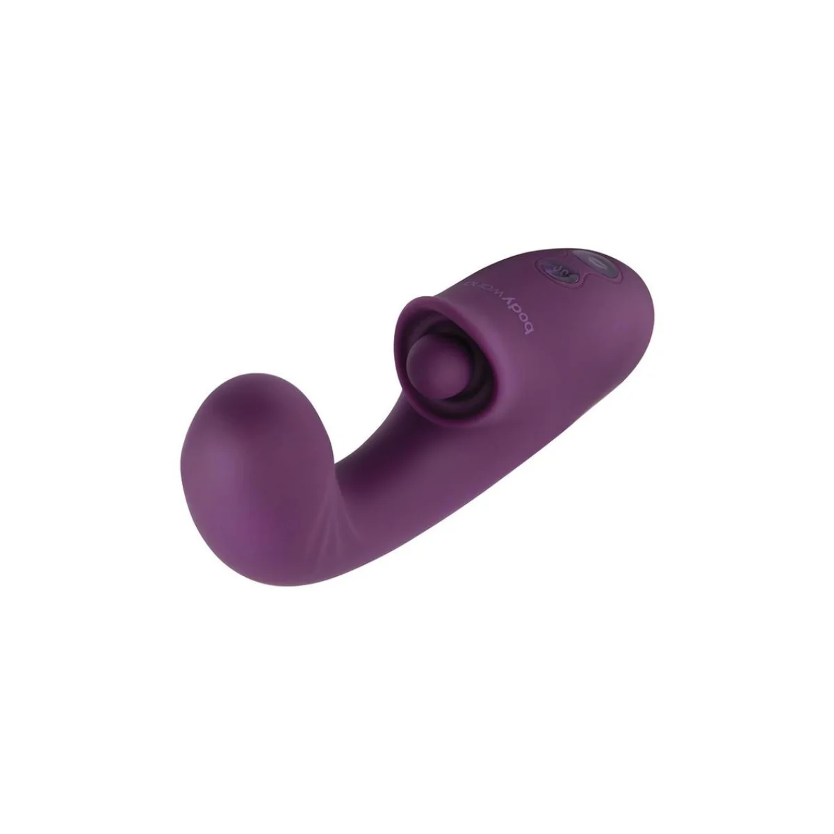 Bodywand ID Bump Curved Dual Stimulating Vibrator Wine Purple - Image 3