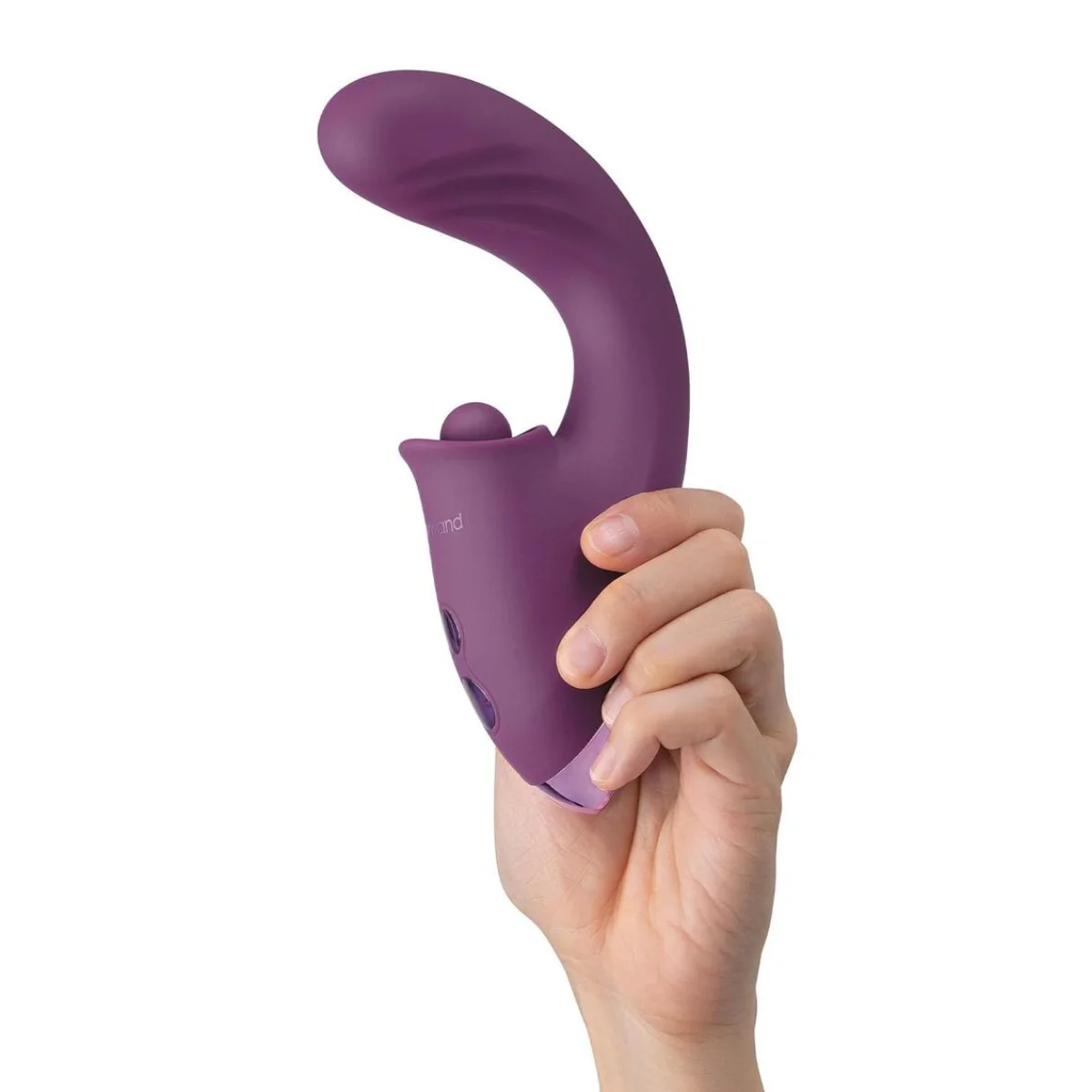 Bodywand ID Bump Curved Dual Stimulating Vibrator Wine Purple - Image 4