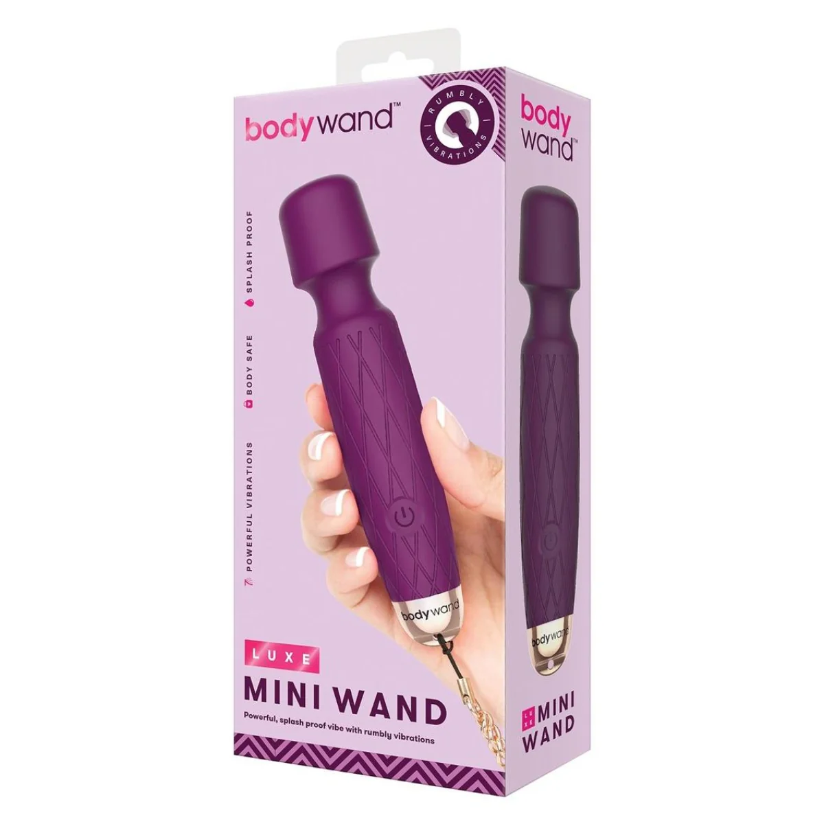 Bodywand Luxe Mini Wand Massager Purple - Image 2