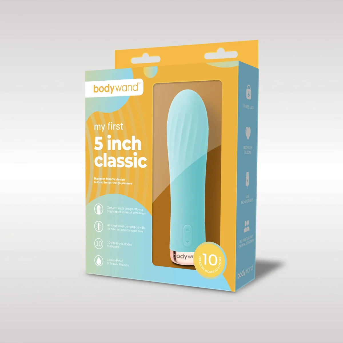 Bodywand My First 5 Inch Classic Vibrator Light Blue - Image 2