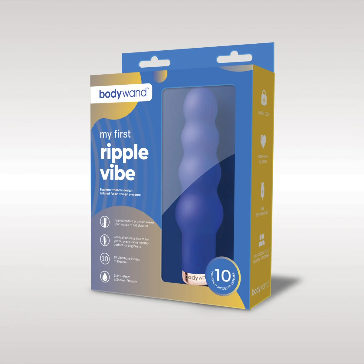 Bodywand My First Ripple Vibe Vibrator Blue - Image 2