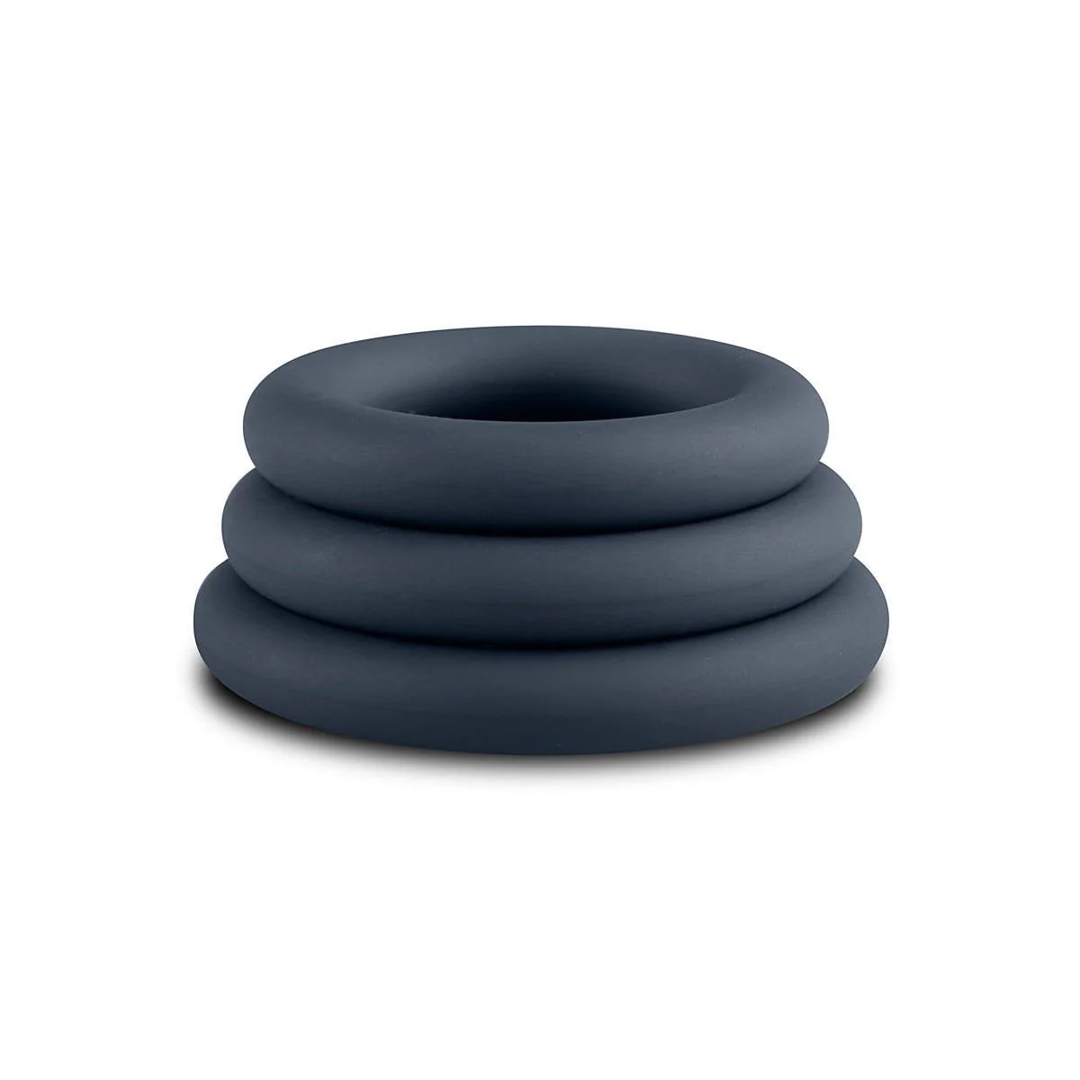 Boners 3 Piece Cock Ring Set Grey - Image 3