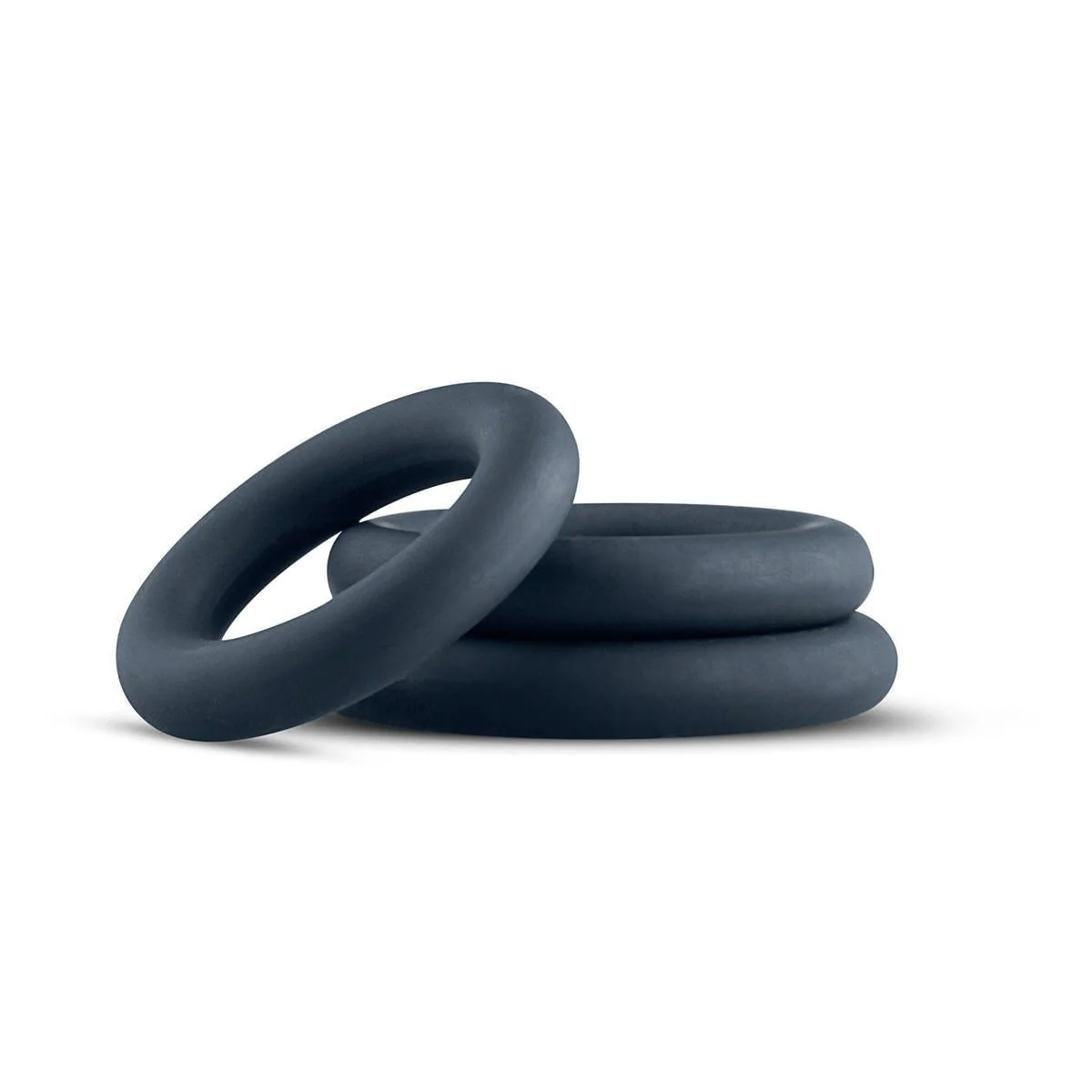 Boners 3 Piece Cock Ring Set Grey - Image 4