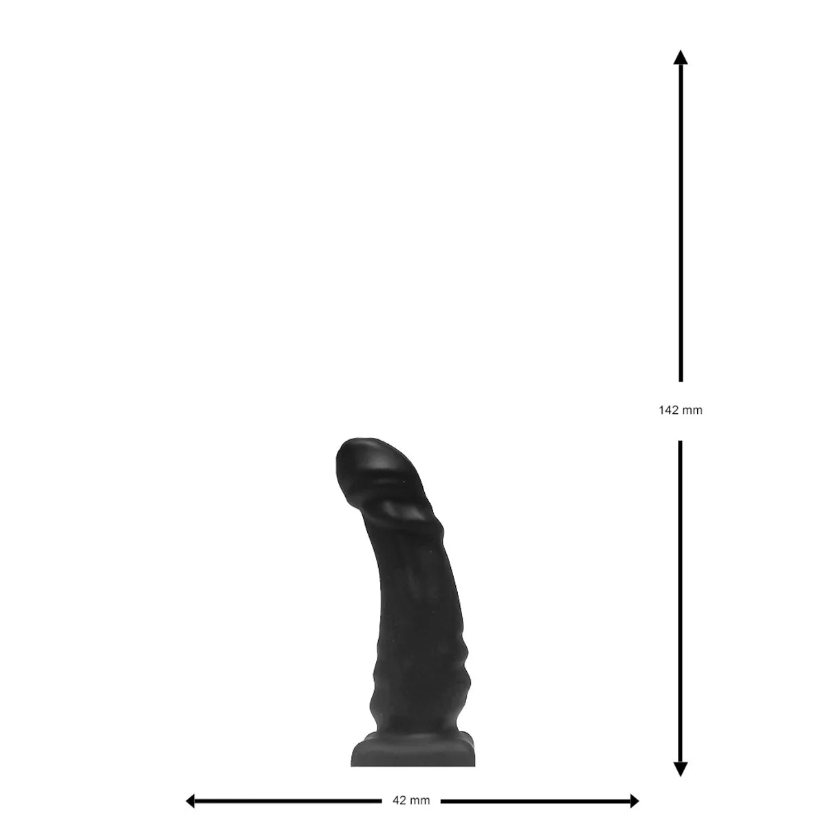 Brutus Bum Buddy Janus Butt Plug Black Small - Image 3