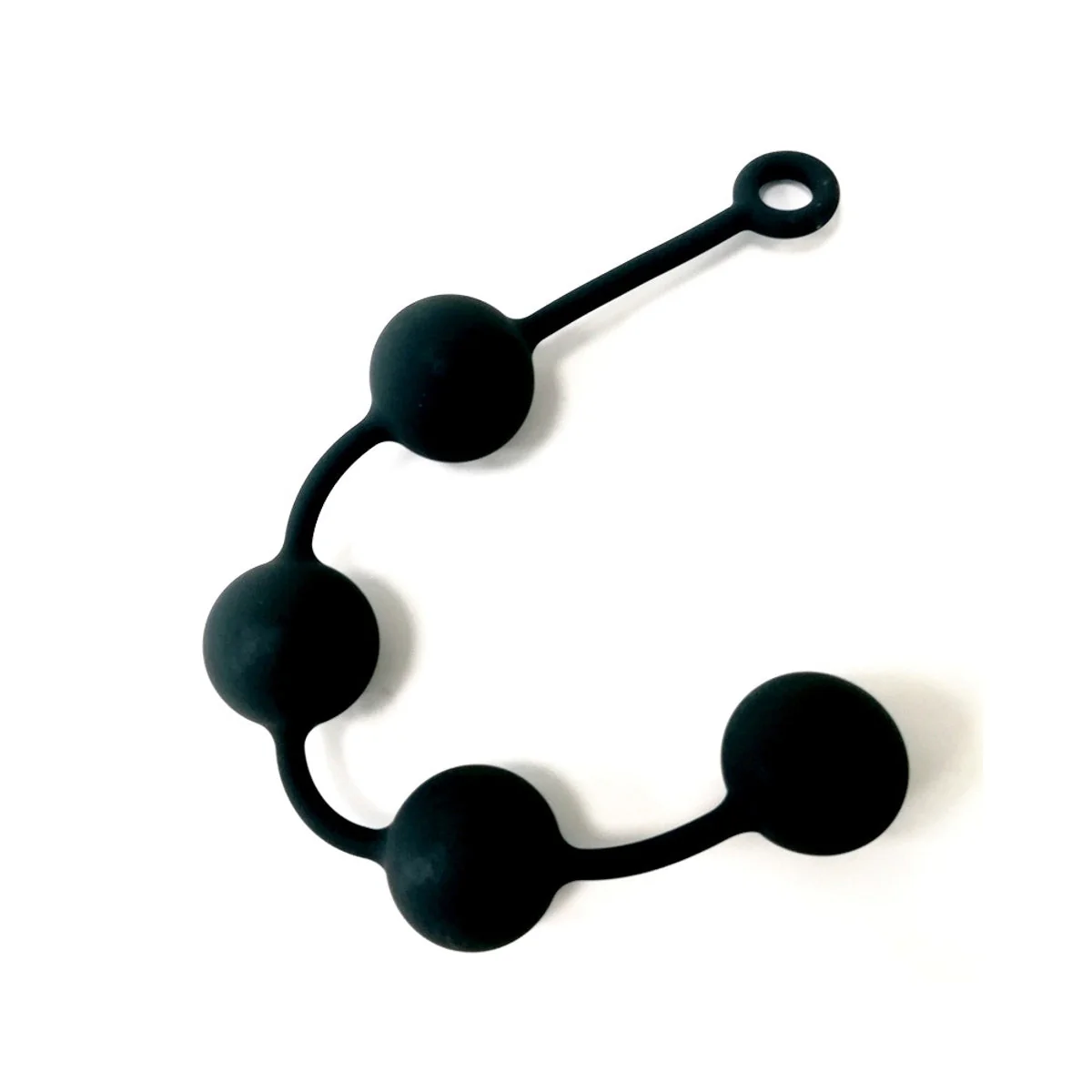 Brutus Pearls Silicone String Of Pearls Black Large 50mm - Image 3