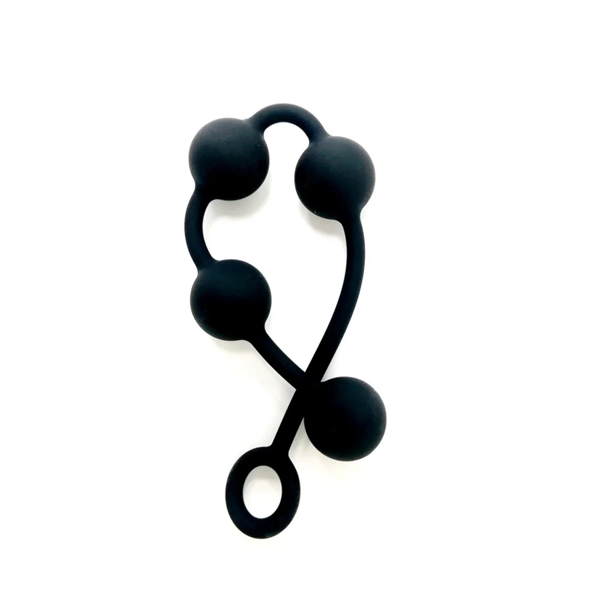 Brutus Pearls Silicone String Of Pearls Black Small 30mm - Image 3