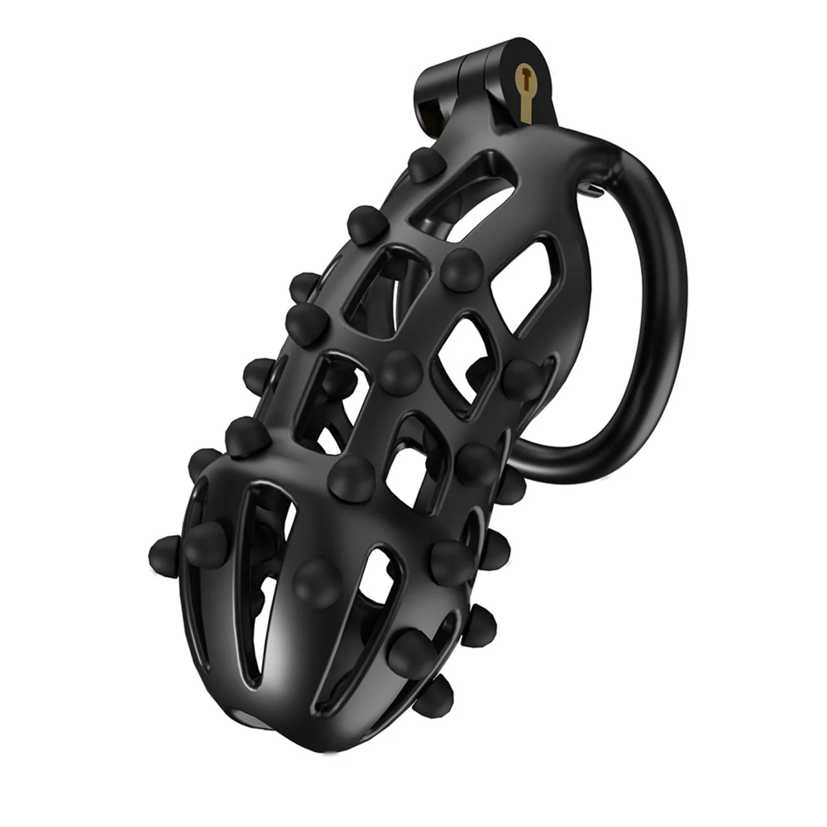 Cellmate FlexiSpike Chastity Cage Size 4 Black - Image 3