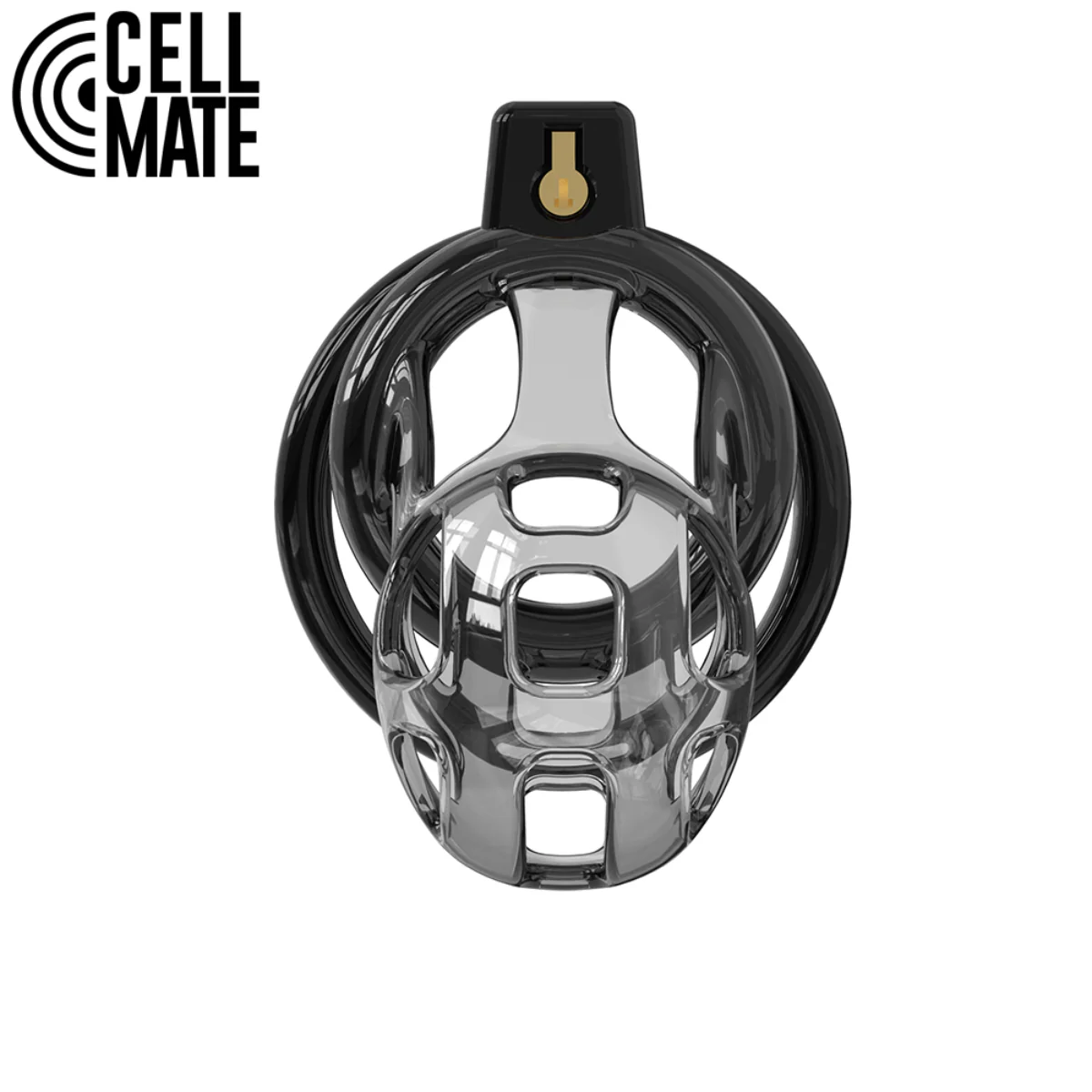 Cellmate Gladiator Soft Chastity Cage Size 1 Black - Image 5